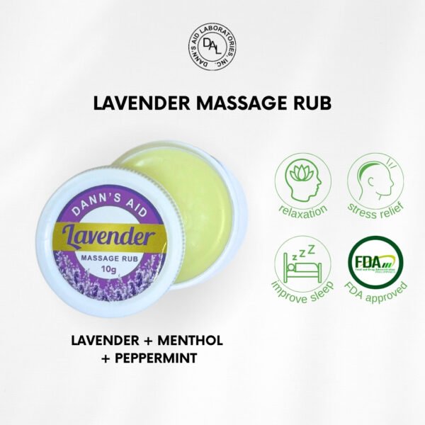 Dann’s Aid Massage Rub Lavender - Image 3