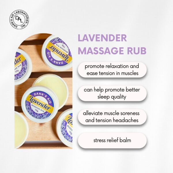 Dann’s Aid Massage Rub Lavender - Image 4