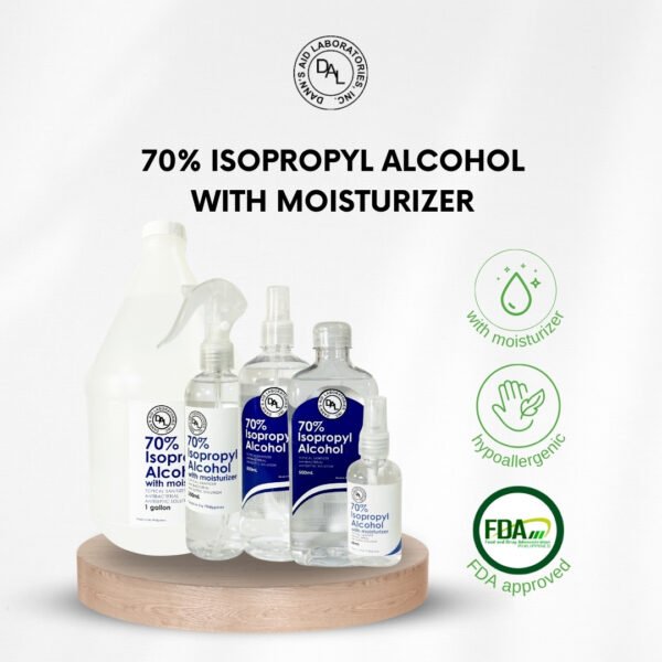 Dann’s Aid 70% Isopropyl Alcohol with Moisturizer