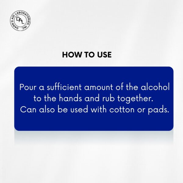 Dann’s Aid 70% Isopropyl Alcohol with Moisturizer - Image 4